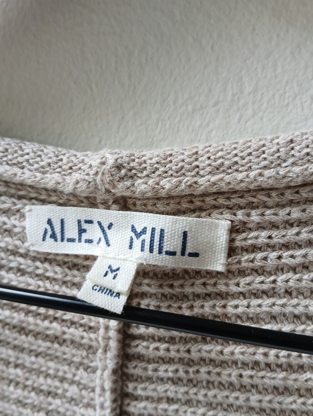 Alex Mill Eldridge Button Front Sweater Vest Oatmeal Women's Medium - Picture 4 of 6